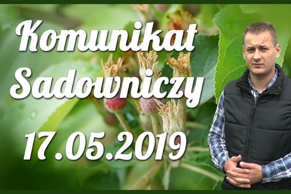 Komunikat sadowniczy nr 7 z dnia 17.05.2019 r.